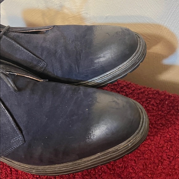UGG Navy Nubuck Leather Chukka Boots Size 8 Made In Italy main image 13